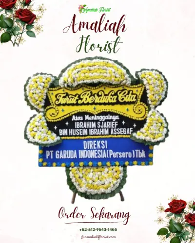 Papan Bunga Duka di Asemdoyong