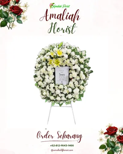 Krans Bunga Duka Cita di Asemdoyong